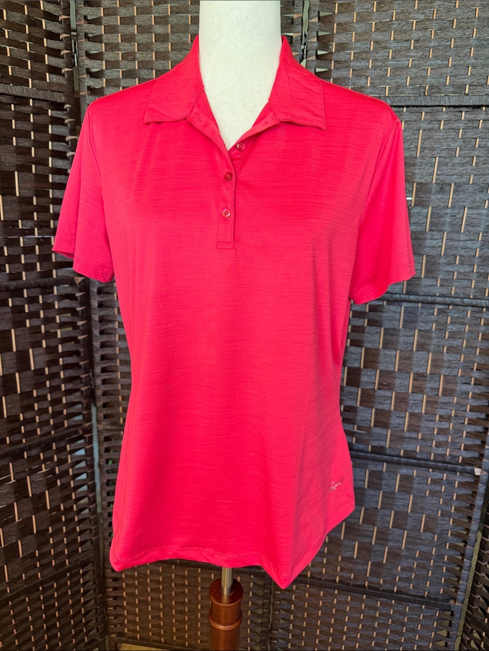 Greg Norman Collection Hot Pink Short Sleeve Polo